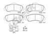 Set placute frana Breck 25250 00 701 00