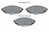 SET PLACUTE FRANA TEXTAR 2526801 - Compatibil cu CHEVROLET, HOLDEN, TOYOTA