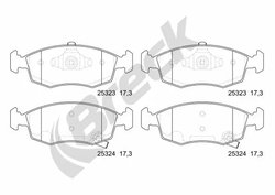 Set placute frana Breck 25323 00 702 10