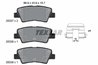 SET PLACUTE FRANA TEXTAR 2533707 - Compatibil cu HYUNDAI, HYUNDAI (BEIJING), KIA, KIA (DYK)