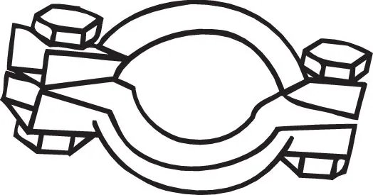 Colier esapament Bosal 254-371