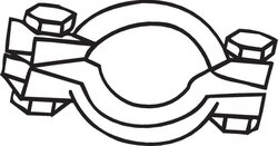 COLIER ESAPAMENT BOSAL 254-951 - Piesa auto compatibila cu mai multe marci