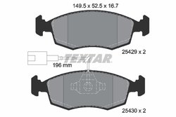 Set placute frana Textar 2542901