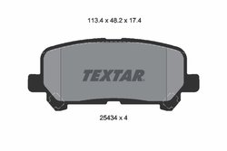 Set placute frana Textar 2543403