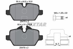 Set placute frana Textar 2547801