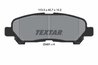 Set placute frana Textar 2548101