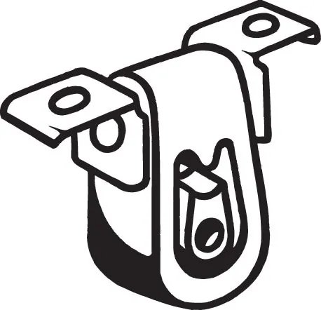 CAUCIUC ESAPAMENT BOSAL 255-034 - Piesa auto compatibila cu mai multe marci