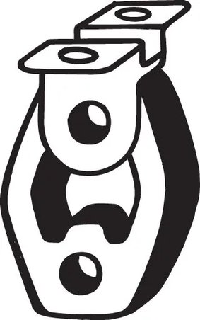 Cauciuc esapament Bosal 255-046