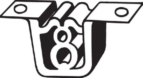 CAUCIUC ESAPAMENT BOSAL 255-070 - Piesa auto compatibila cu mai multe marci