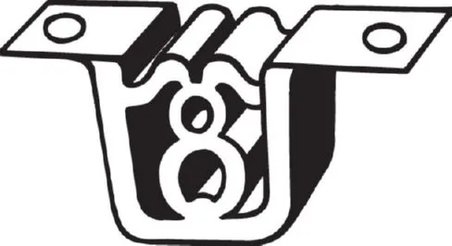 CAUCIUC ESAPAMENT BOSAL 255-070 - Piesa auto compatibila cu mai multe marci