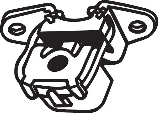 Cauciuc esapament Bosal 255-186