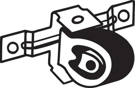 CAUCIUC ESAPAMENT BOSAL 255-308 - Piesa auto compatibila cu mai multe marci