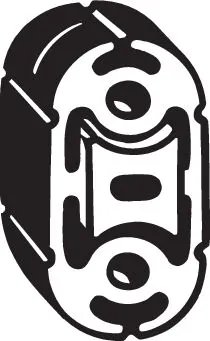 CAUCIUC ESAPAMENT BOSAL 255-557 - Piesa auto compatibila cu mai multe marci