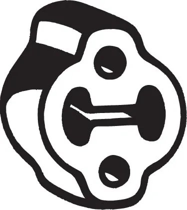 CAUCIUC ESAPAMENT BOSAL 255-624 - Piesa auto compatibila cu mai multe marci