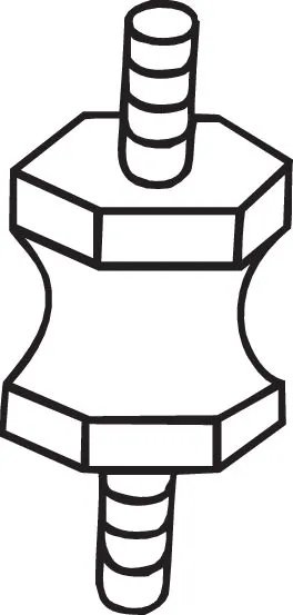 CAUCIUC ESAPAMENT BOSAL 255-627 - Piesa auto compatibila cu mai multe marci