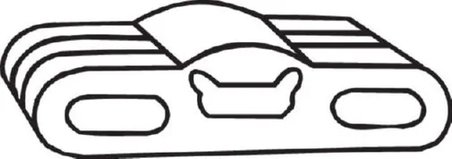 CAUCIUC ESAPAMENT BOSAL 255-911 - Piesa auto compatibila cu mai multe marci