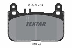 Set placute frana Textar 2550501