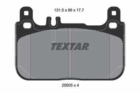 Set placute frana Textar 2550501