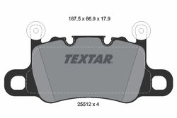 Set placute frana Textar 2551205