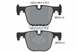 Set placute frana Textar 2551401