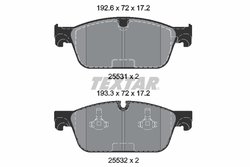 SET PLACUTE FRANA TEXTAR 2553103 - Compatibil cu MERCEDES-BENZ