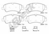 Set placute frana Breck 25603 00 703 00