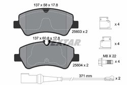 Set placute frana Textar 2560303
