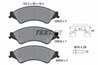 Set placute frana Textar 2563201