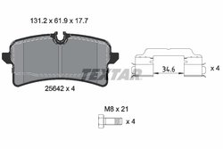 Set placute frana Textar 2564203