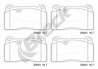 SET PLACUTE FRANA BRECK 25643 00 551 00 - Compatibil cu AUDI, PORSCHE