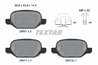 SET PLACUTE FRANA TEXTAR 2565101 - Compatibil cu FIAT