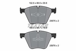 Set placute frana Textar 2567501