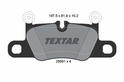 SET PLACUTE FRANA TEXTAR 2569101 - Compatibil cu PORSCHE