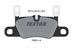 Set placute frana Textar 2569103