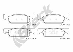 Set placute frana Breck 25702 00 702 00