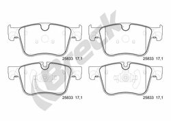 Set placute frana Breck 25834 00 701 00