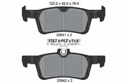 Set placute frana Textar 2584101