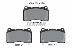 Set placute frana Textar 2585001