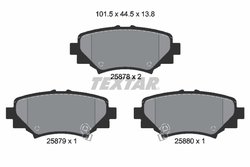 Set placute frana Textar 2587801