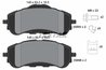 Set placute frana Textar 2589501