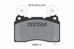 Set placute frana Textar 2591501