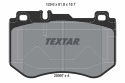 Set placute frana Textar 2599701