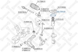 Rulment sarcina amortizor Stellox 26-17004-SX
