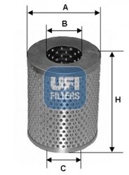 FILTRU COMBUSTIBIL UFI 26.602.00 - Compatibil cu ASTON MARTIN, MG