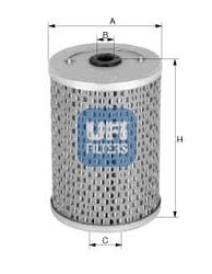 Filtru combustibil UFI 26.618.00