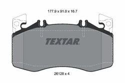 Set placute frana Textar 2612801