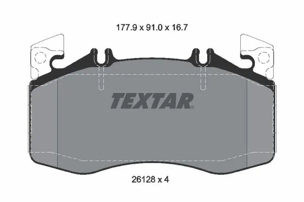 Set placute frana Textar 2612801