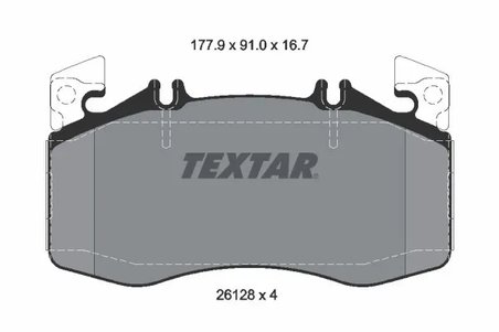 Set placute frana Textar 2612801