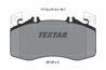 Set placute frana Textar 2612801