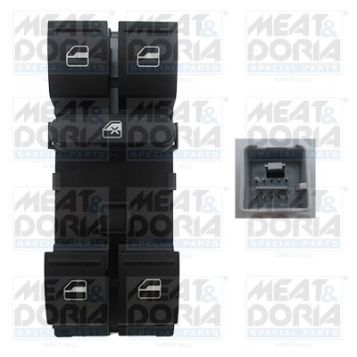 COMUTATOR MACARA GEAM MEAT & DORIA 26134 - Compatibil cu SEAT, VW